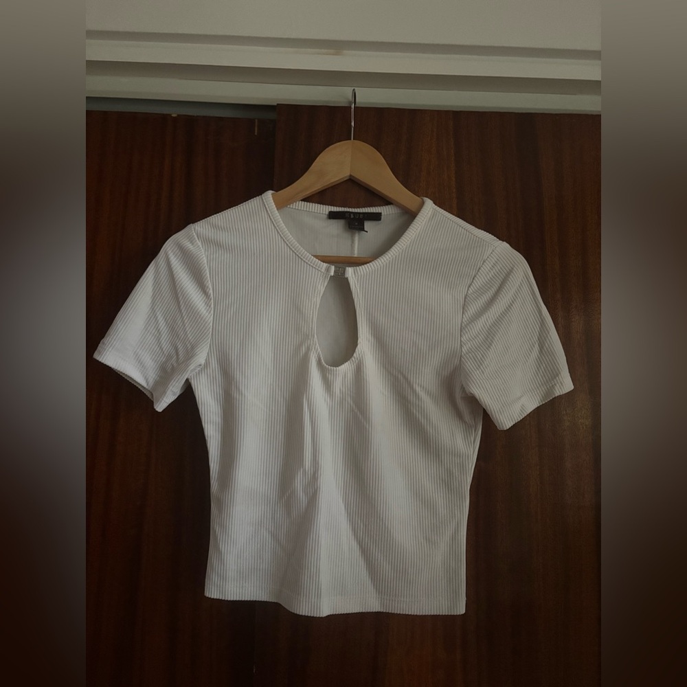 Ksubi Jeans Keyhole Top